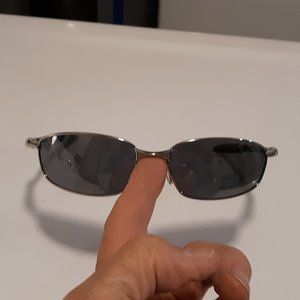 RETIRED RARE OAKLEY BLENDER SCRIPT CROME LENS SUNGLASSES 004059